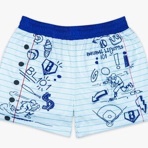 Baseball Lifestyle Kids Shorts - Blue